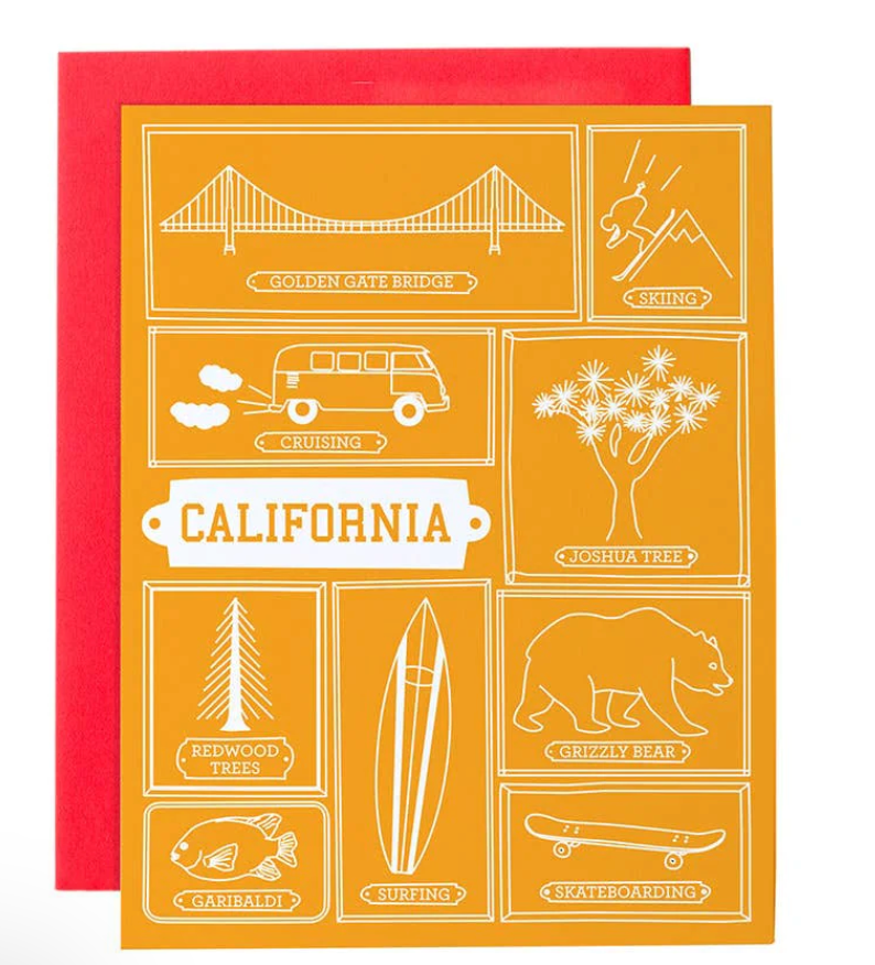 California Frames Greeting Card