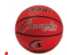 Size 7 Rubber Basketball, Red