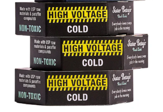 High Voltage/ COLD  - Sister Betsy's Surf Wax