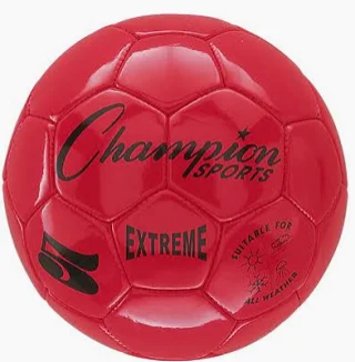 Extreme  Soccer Ball / Red