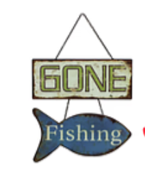 Gone Fishing Tin