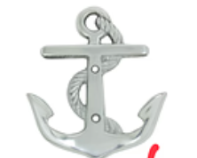 Anchor Hook - Silver