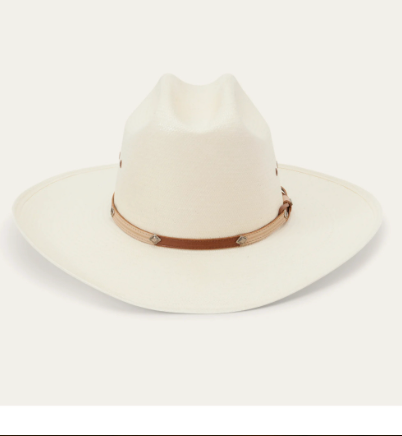 66 Grant T Western Straw Hat Natural