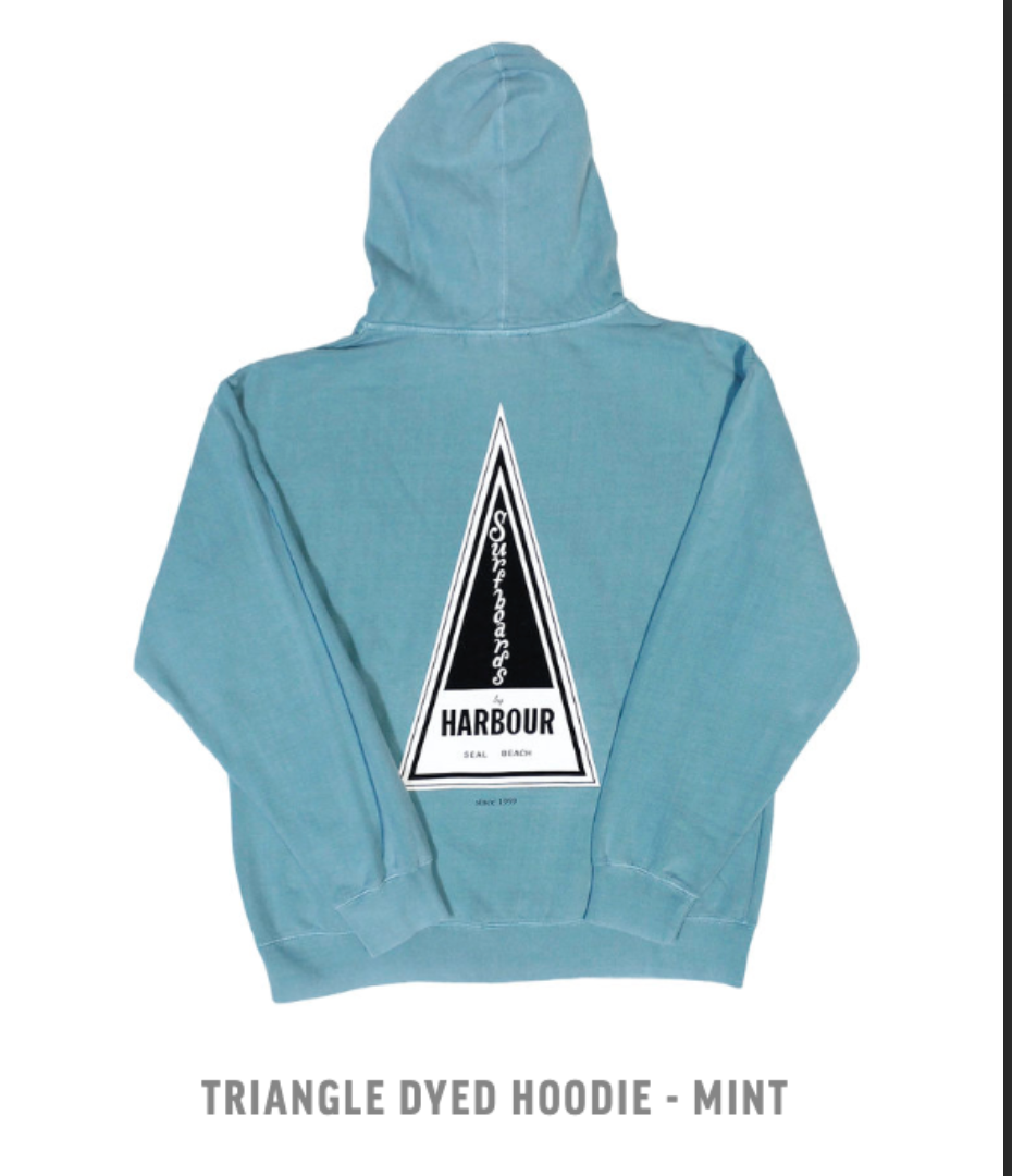 Triangle Dyed Hoodie Mint
