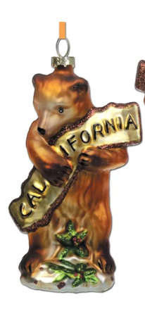 CA Bear Hug Ornament