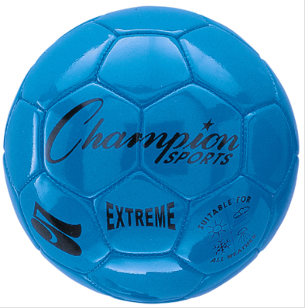 EXTREME SOCCER BALL BLUE SIZE 5