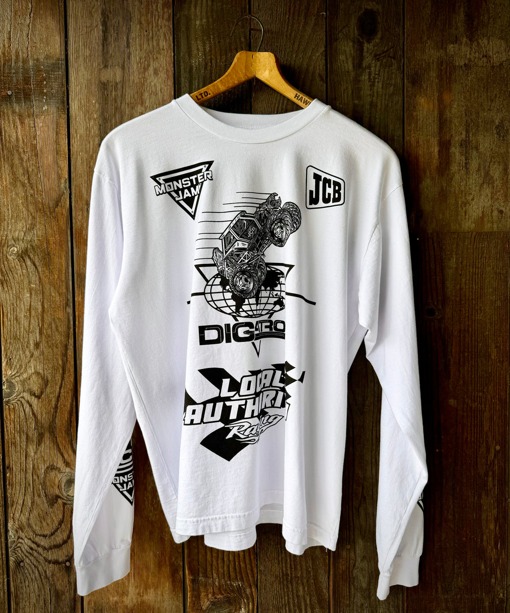 Digatron White Long-sleeve Shirt