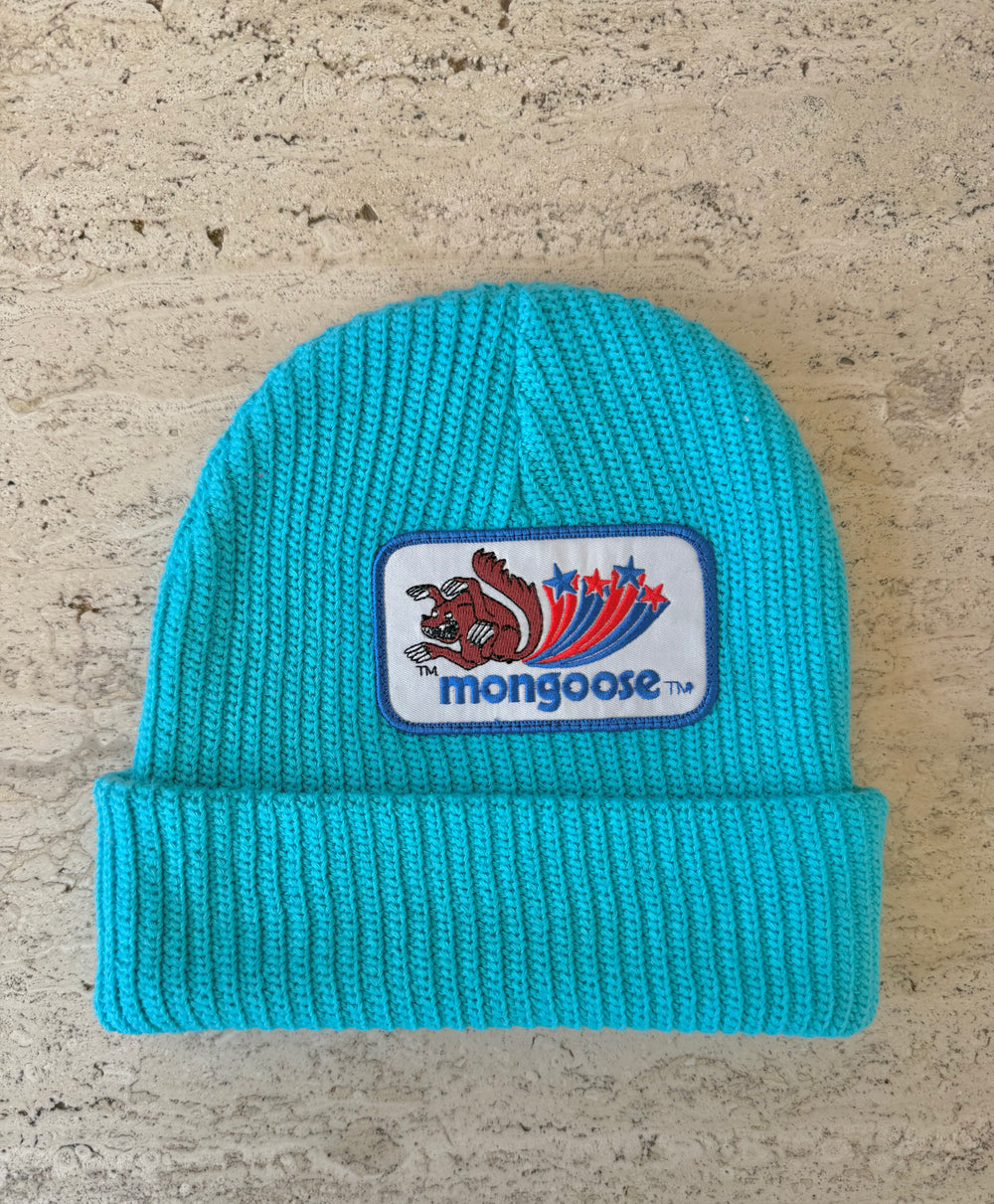 Blue Momo Beanie "Mongoose"/ 1 patch