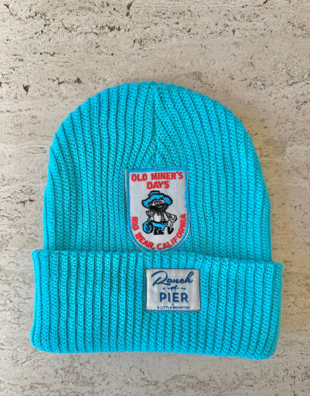 Blue Momo Beanie "Old Miners Day"/ 1 patch