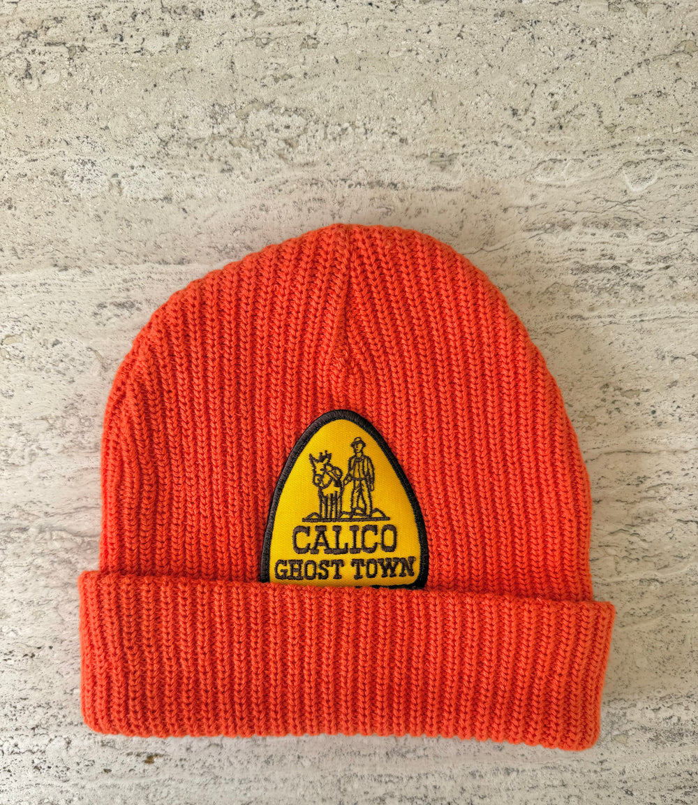 Orange Momo Beanie "Calico Ghost Town"/ 1 patch