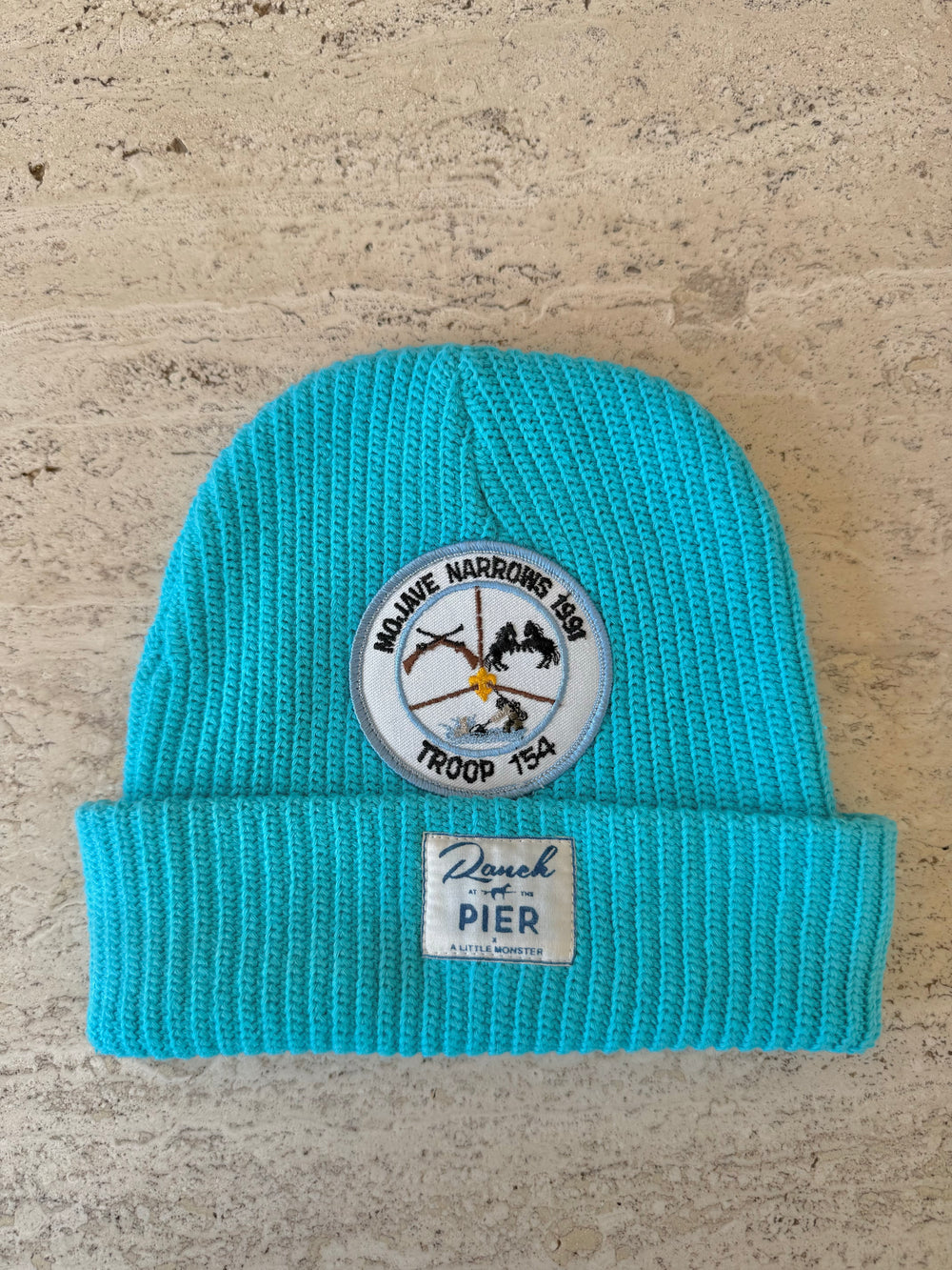 Blue Momo Beanie "Mojave Narrows"/ 1 patch