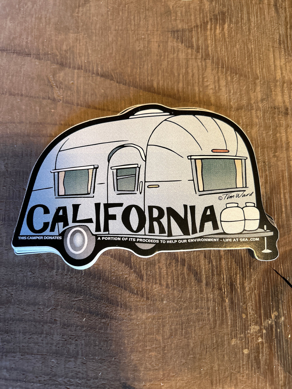 Tim Ward CALIFORNIA Large Stickers