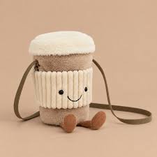 Amuseables Perkle Coffee Shoulder Bag