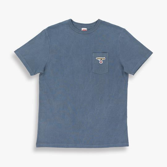 スヌーピーアップリケサーフポケットTシャツ
