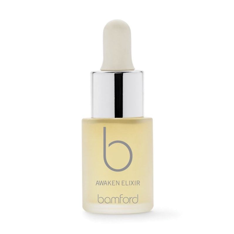 Awaken  A highly concentrated blend of apple, lemon and red grape extracts help to gently resurface skin and promote essential cell regeneration. Skin is left smooth, soft and its texture refined. These precious drops can be used alone or mixed with your favourite product to boost.