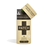 Organic Bamboo Bandages. PATCH is crafted with 100% organic bamboo fibre with the added natural goodness of activated charcoal, aloe vera and coconut oil.