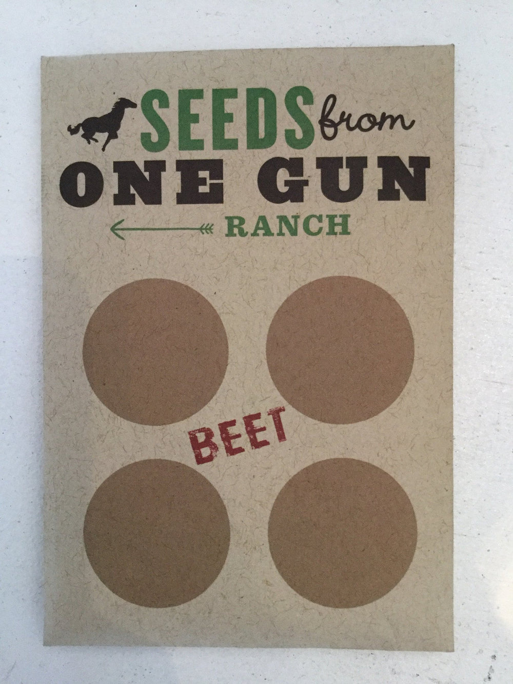 Beet Seeds from One Gun Ranch