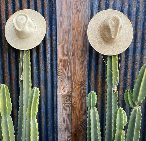 Desert Sun Hat, Natural Guatemalan Palm