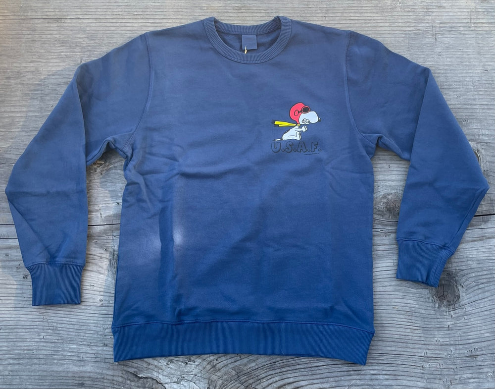 "USAF Snoopy" Navy Sweatshirt