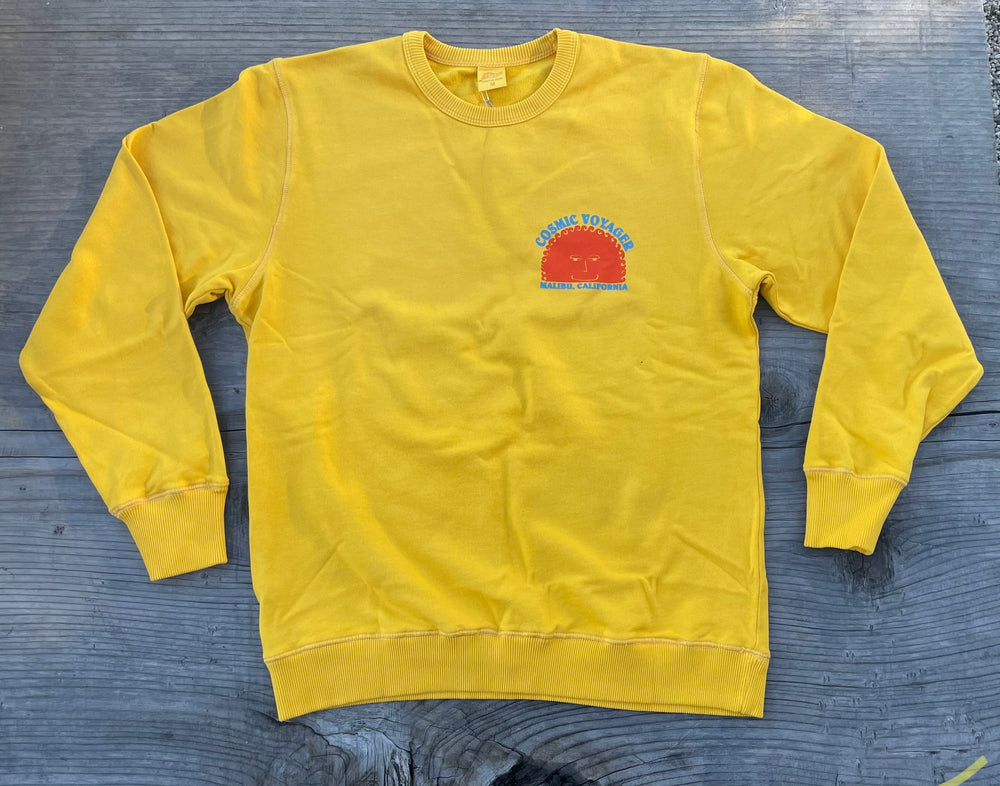 Cosmic Voyager Yellow Sweatshirt