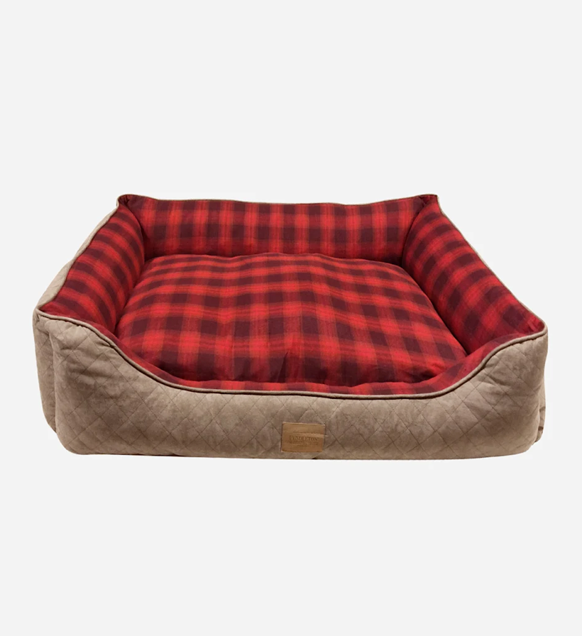 Pendleton Red Hombre Large Plaid Dog Bed