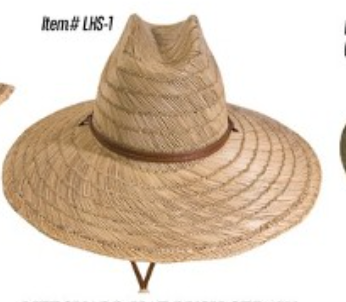 Lifeguard Hat Rush Straw