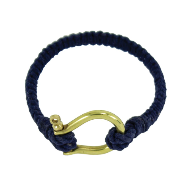 Blue Shackle Bracelet
