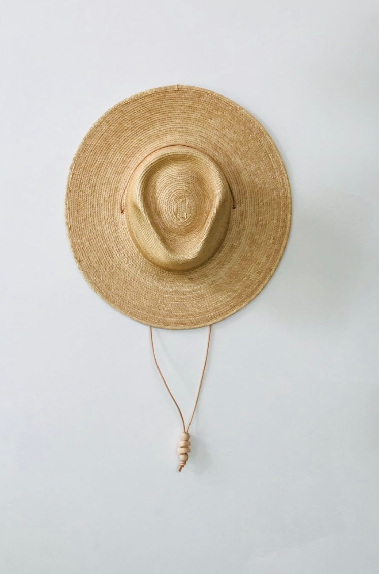 Desert Sun Hat, Golden Guatemalan Palm