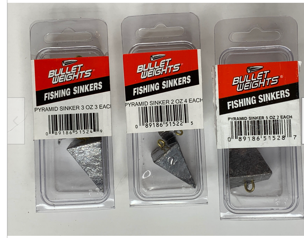 弾丸の重量のピラミッドシンカーパック