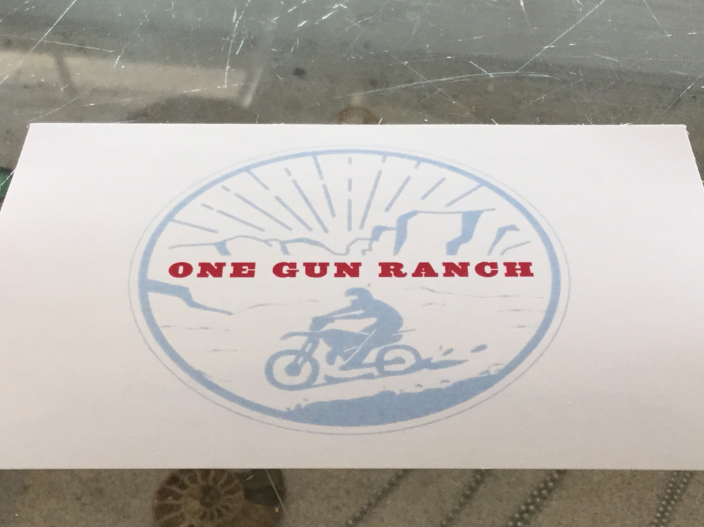One Gun Stickers