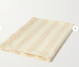 Linen Beach Towel Large Stripe