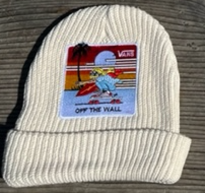 Beige Momo Beanies
