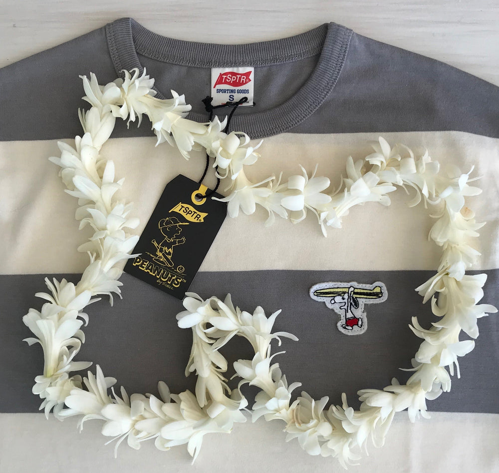 スヌーピーアップリケサーフポケットTシャツ