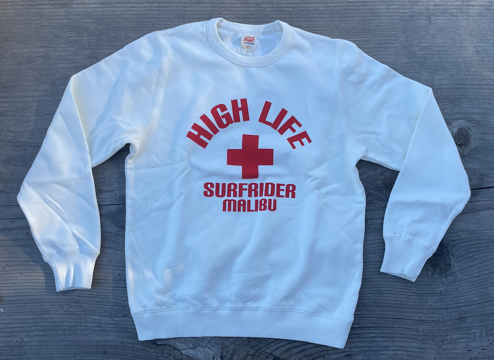 High Life White Sweatshirt