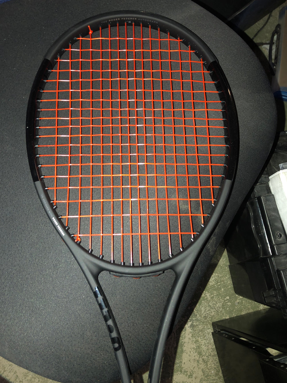 Pro Staff RF97 Tennis Racket W/Red Strings