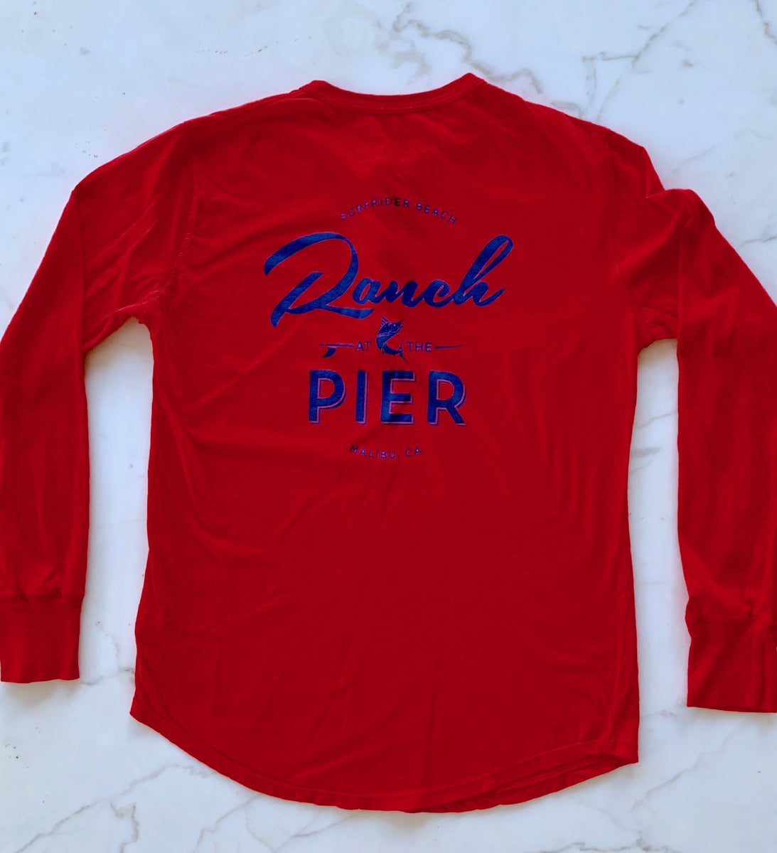 Ranch at the Pier Long-sleeve Henley – One Gun Ranch